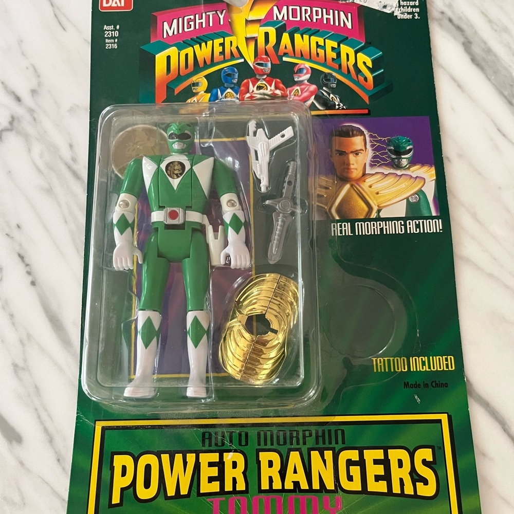 1994 VINTAGE COLLECTORS ITEM IN BOX Tommy Power Ranger Action Figure